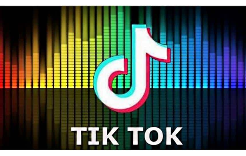 Imagem com a logo do tiktok