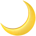 Emoji da lua crescente