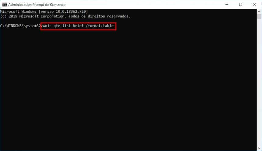 Como desinstalar uma atualização do Windows 10 com prompt de comando