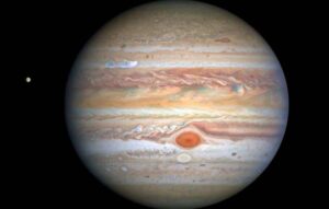 Telescópio Hubble registra nova tempestade em Júpiter