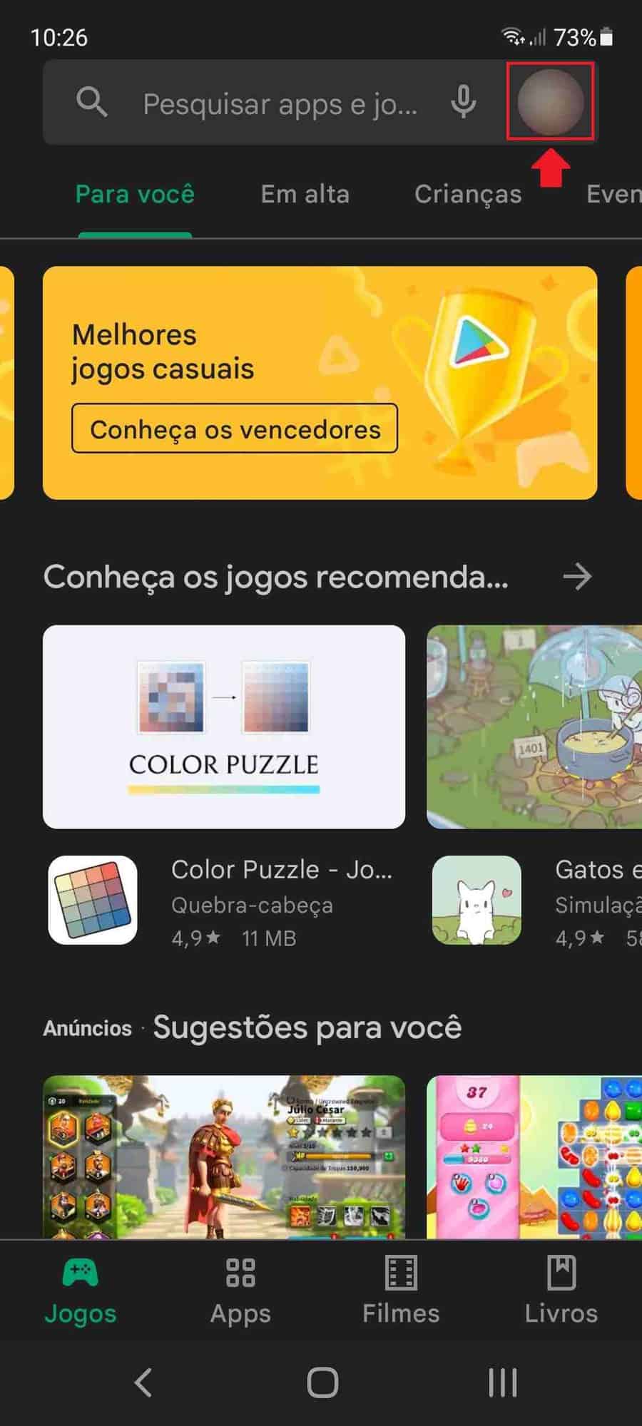 Saiba como liberar créditos do gift card em sua conta Google Play