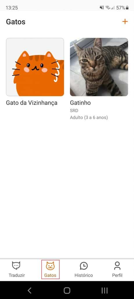 Como criar perfil para seu gato no MeowTalk