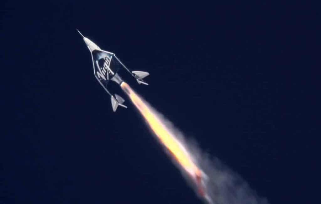 Voo suborbital da VSS Unity, da Virgin Galactic