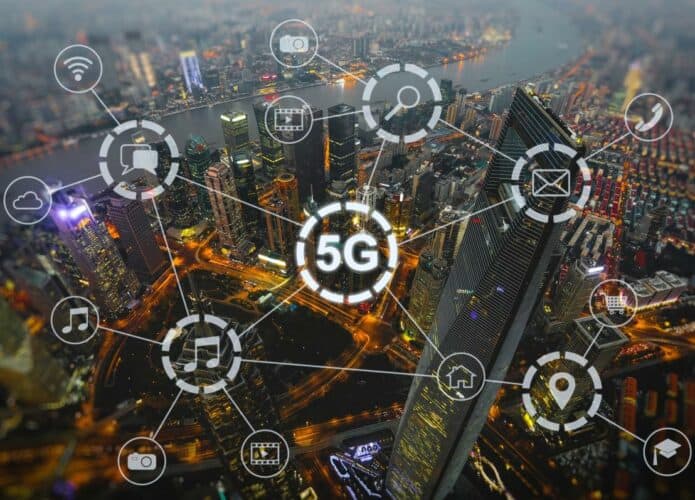 Ilustração sobre redes 5G