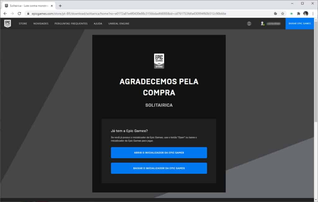 Como baixar "Solitairica" de graça no PC - Passo 5