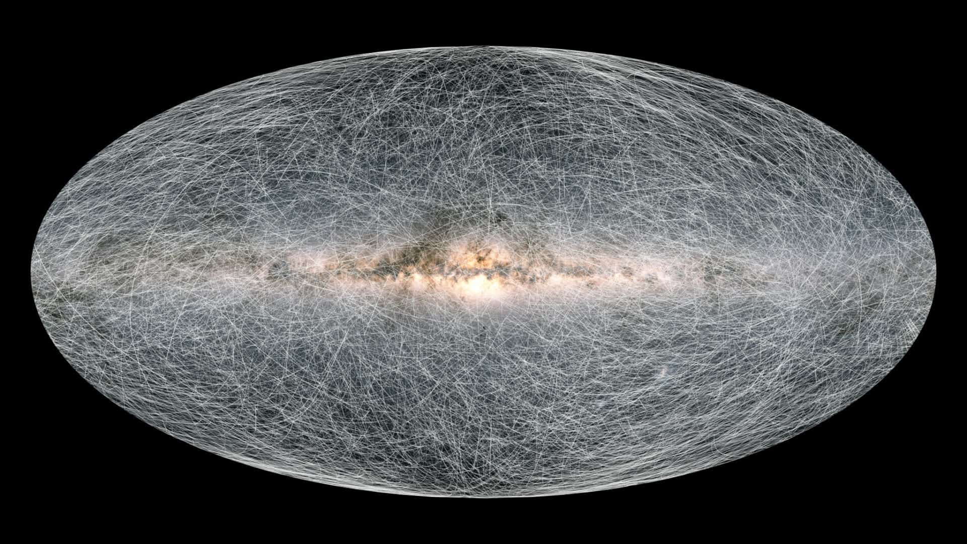 Movimento das estrelas ao longo de 1,6 milhão de anos