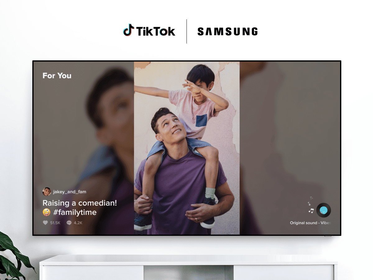 TikTok Smart TVs Samsung