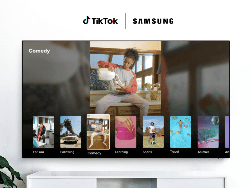 TikTok Smart TVs Samsung