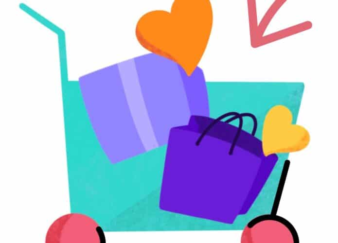 Ilustração do carrinho de compras no WhatsApp