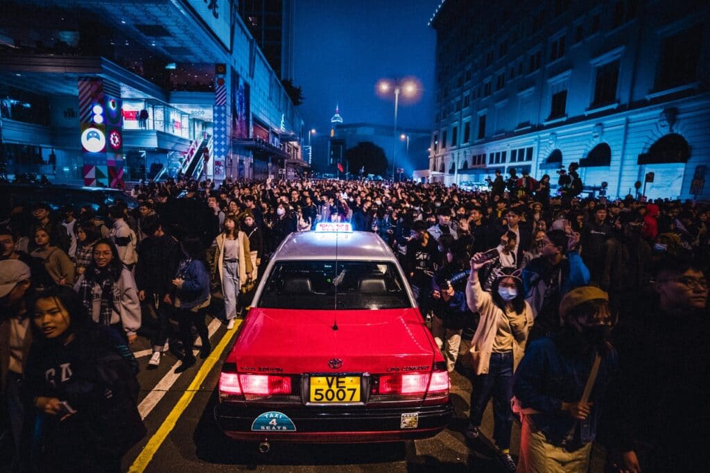 Manifestações em Hong Kong