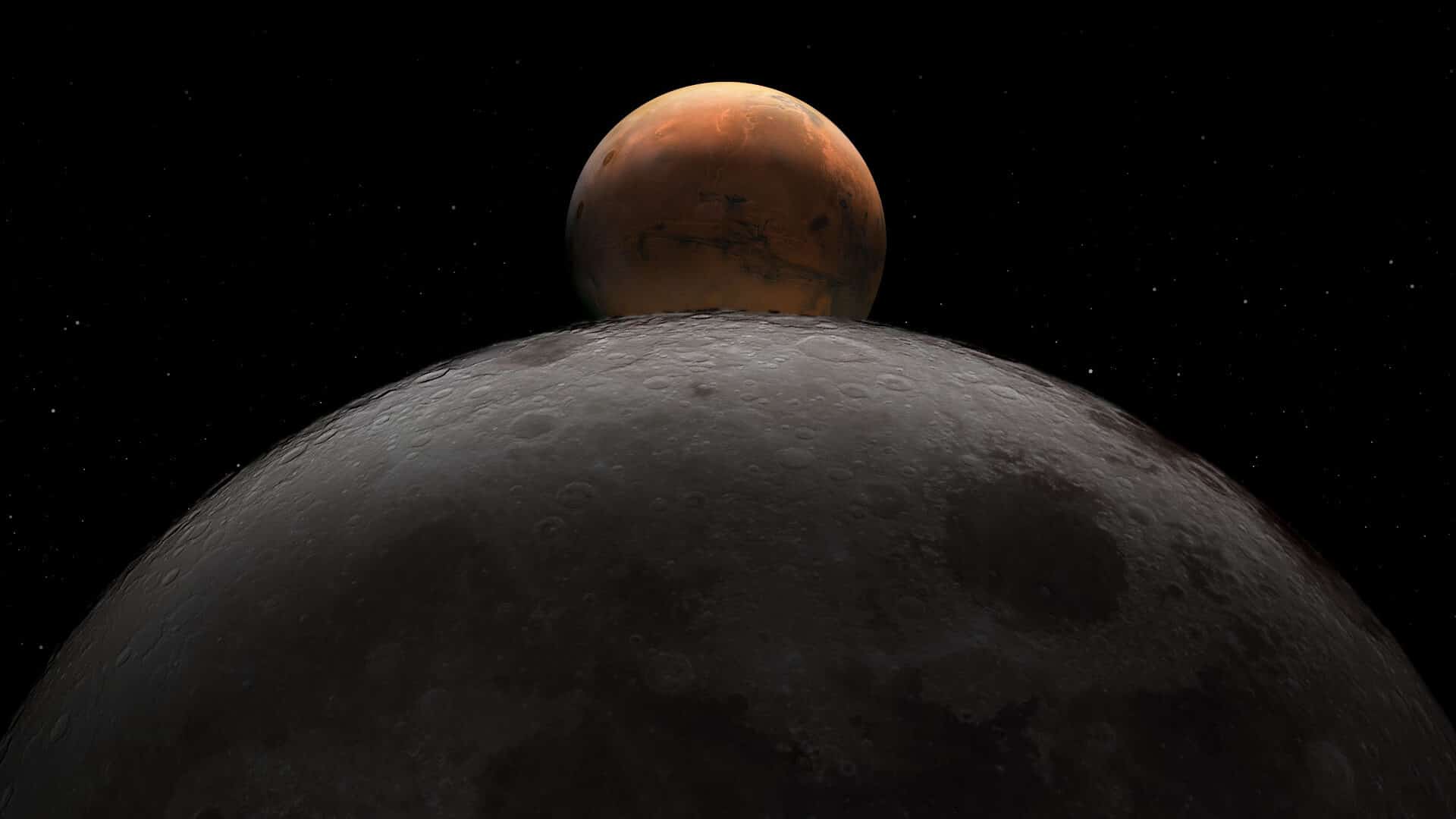 Lua e Marte