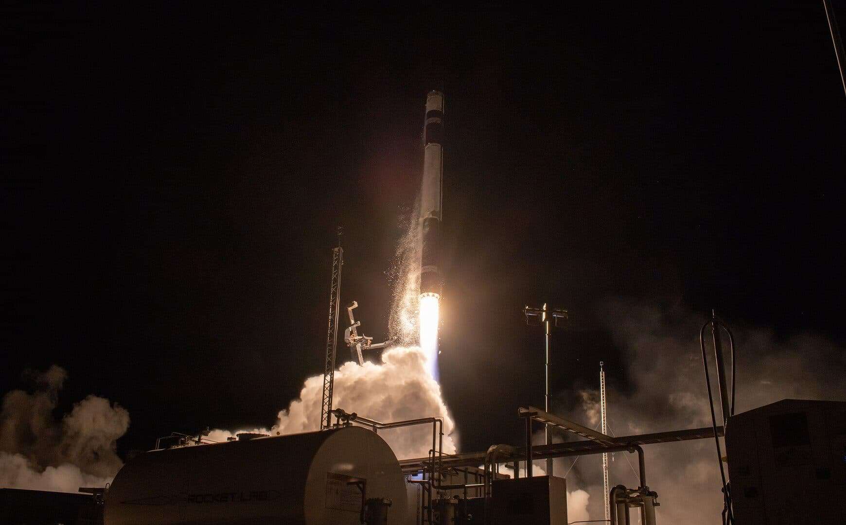 Foguete da Rocket Lab decola na Nova Zelândia