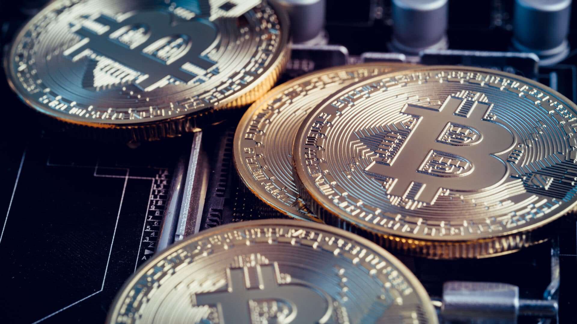 Moedas de bitcoin