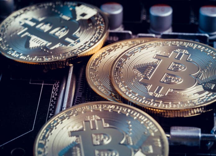 Moedas de bitcoin