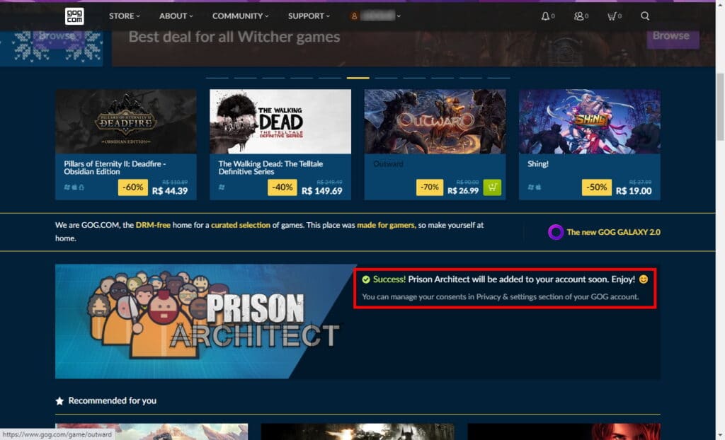 Como obter o Prison Architect de graça no PC - Passo 4