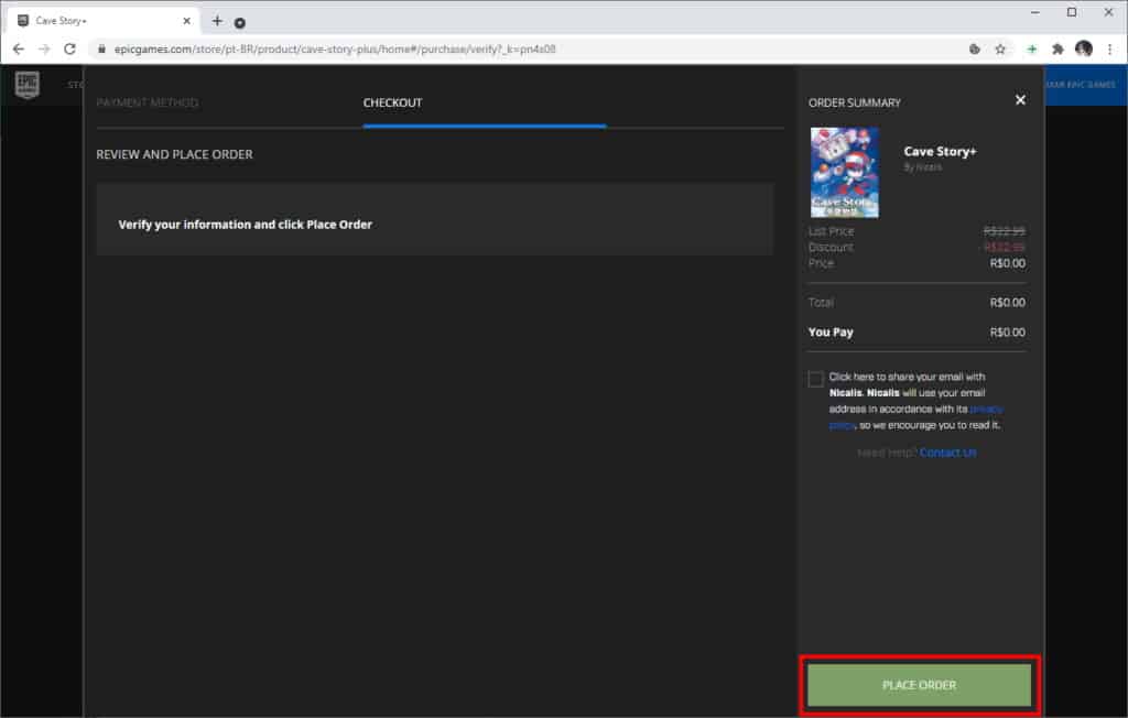 Como obter Cave Story+ de graça no PC - Passo 4