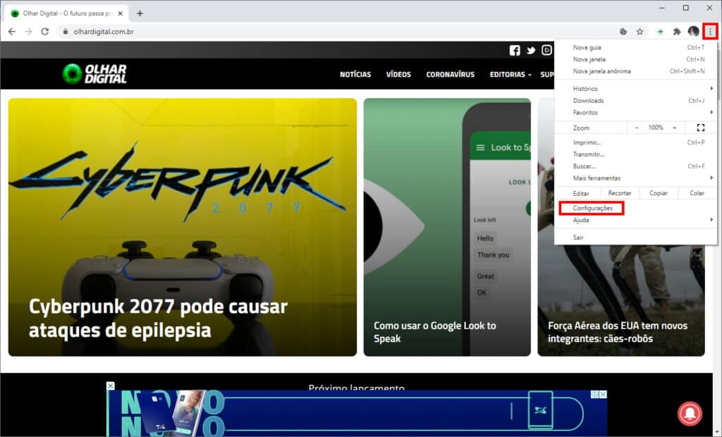 Como fazer o Chrome verificar se as suas senhas são seguras ou não - Passo 6
