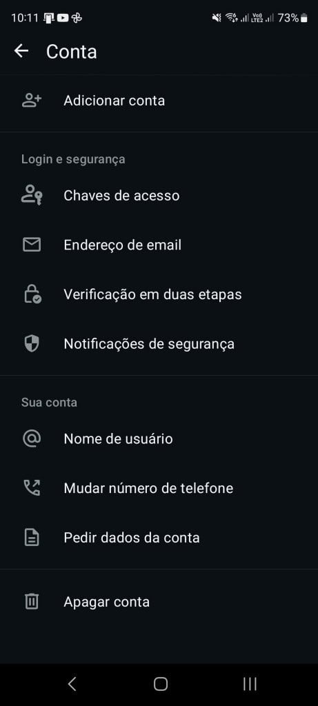 Para manter seu WhatsApp mais seguro, ative a verificação em duas etapas