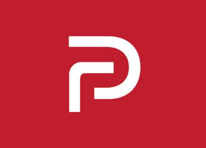 Logo rede social Parler