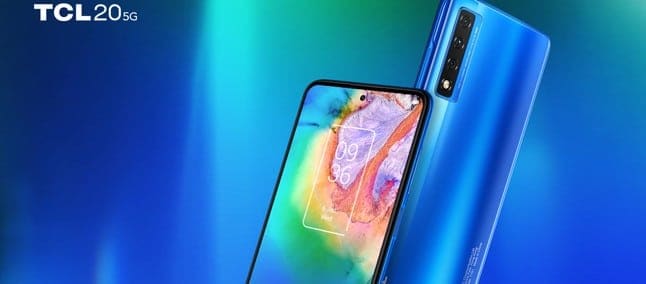 Celular 5G da TCL, apresentado na CES 2021