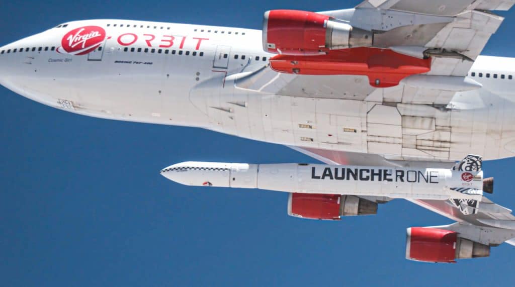 Cosmic Girl com o LauncherOne, da Virgin Orbit Cosmic Girl com o LauncherOne, da Virgin Orbit