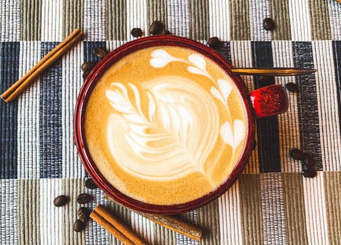 Xícara de cappuccino