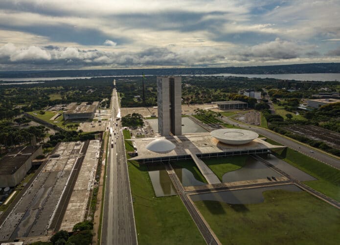 Foto aérea do Congresso Nacional