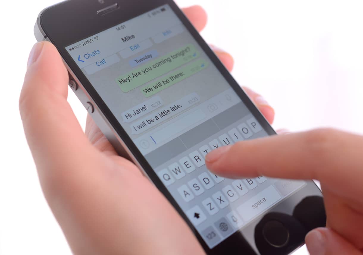 Whatsapp rodando no iPhone 5S