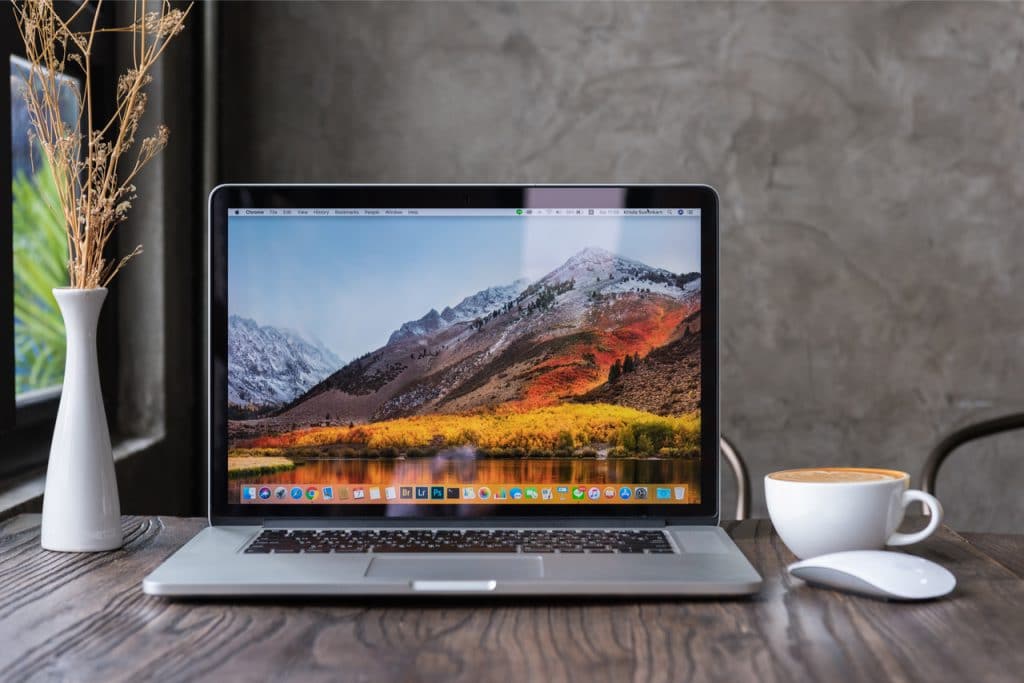 modelo de um macbook pro