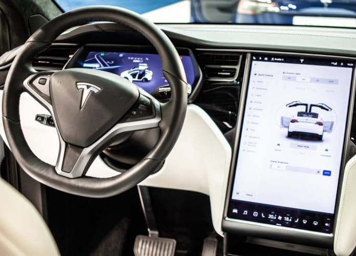 tesla display