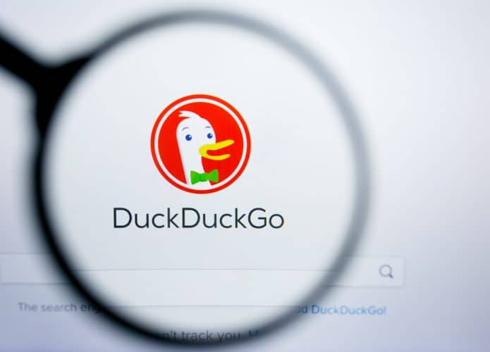 marca do buscador e navegador duckduckgo