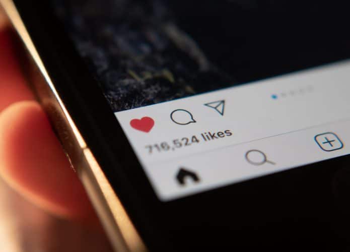 Likes no Instagram