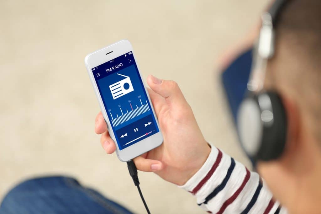 Rádio FM em smartphone Rádio FM em smartphone