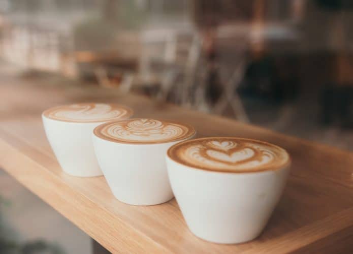 xícaras de café