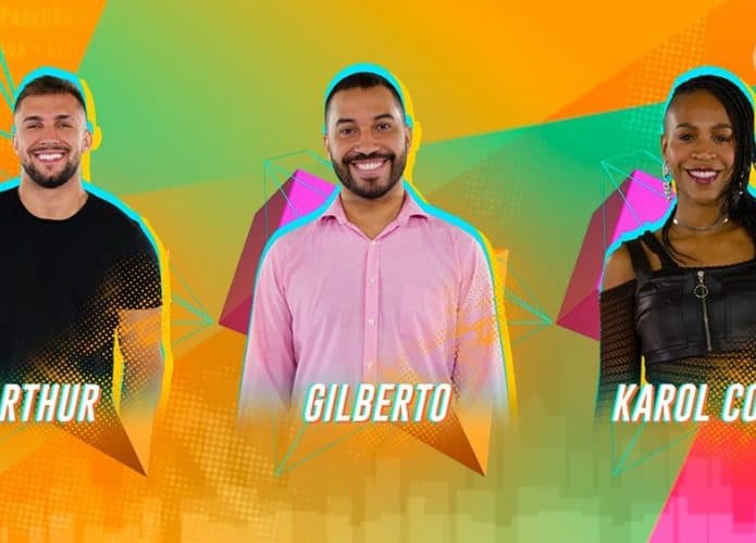 arthur, gilberto e karol conká estão no paredão do bbb 21 desta semana
