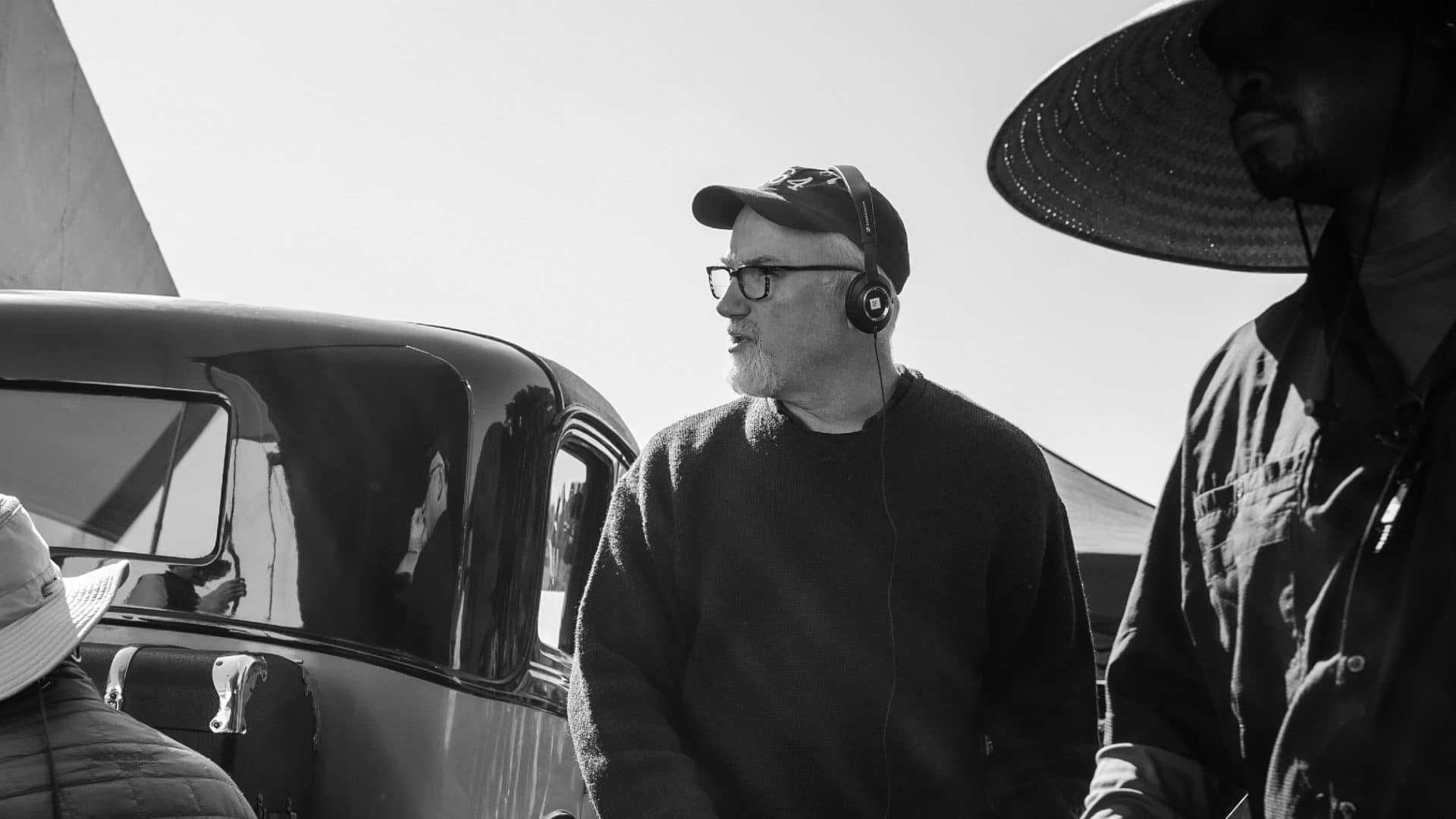 David Fincher no set de 'Mank'