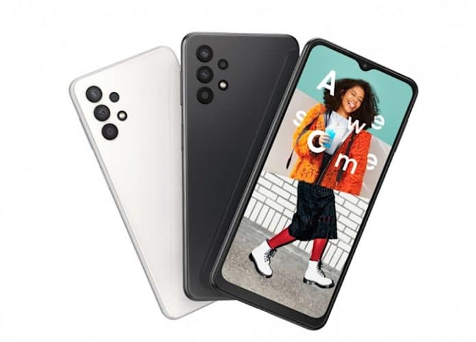 Imagem promocional do Samsung Galaxy A32