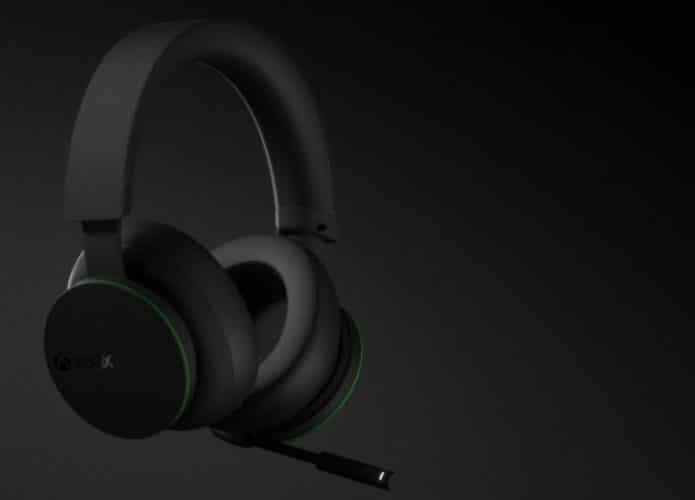 Imagem mostrando o headset wireless do Xbox