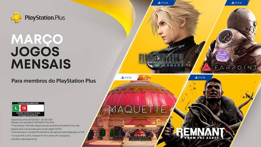 Os jogos de Março da PA Plus