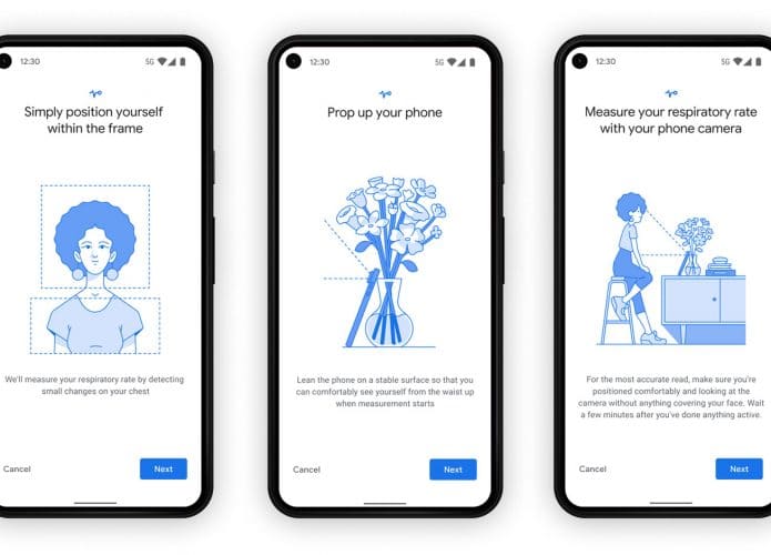 Medidor de batimento cardíaco do Google
