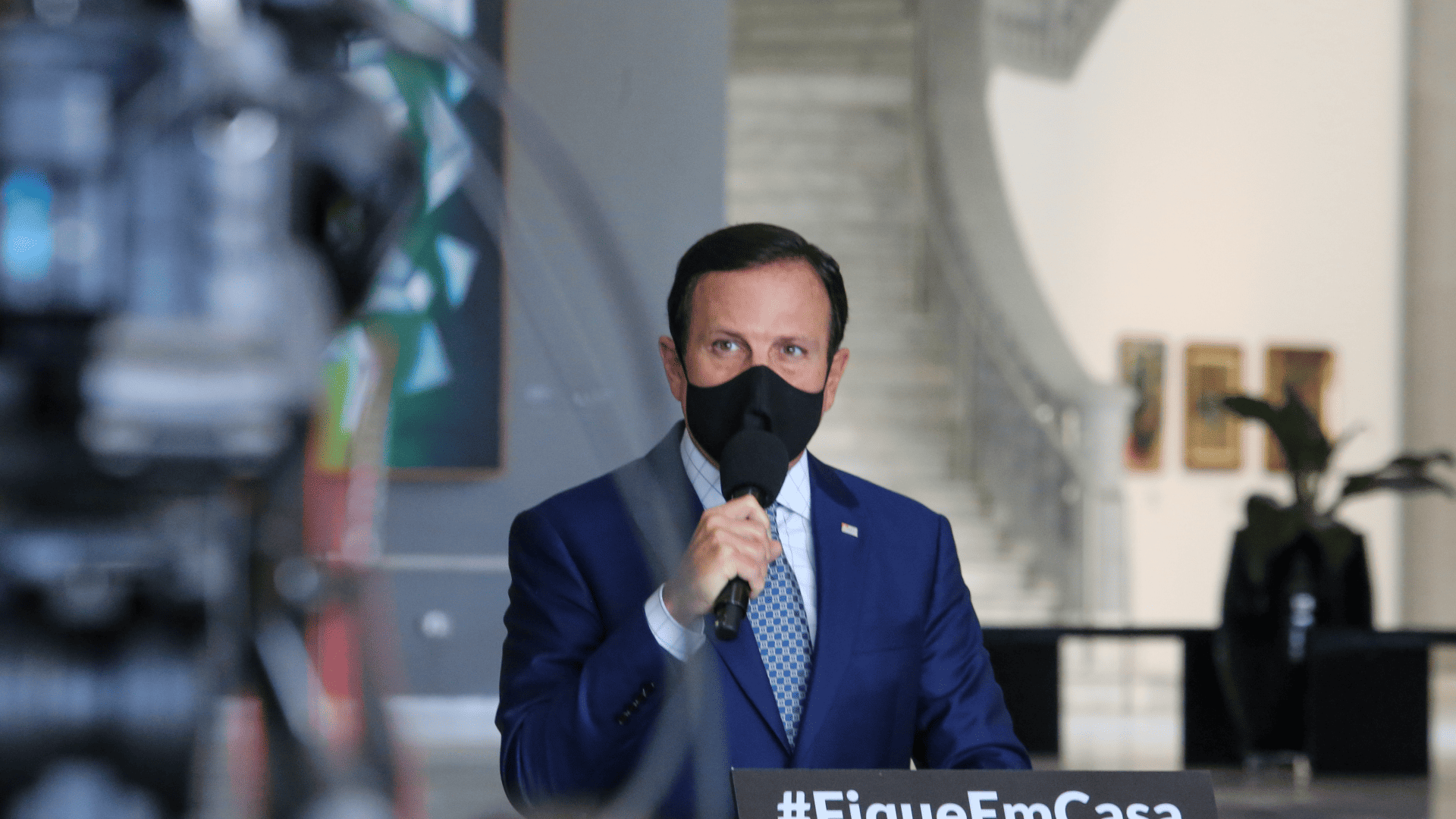 João Doria, governador de São Paulo anuncia vacinação para motorista de ônibus
