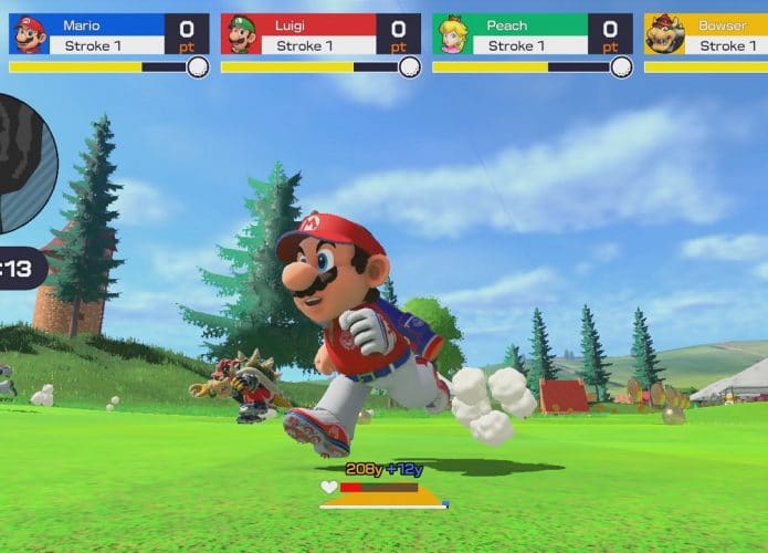jogo da nintendo Mario Golf: Super Rush