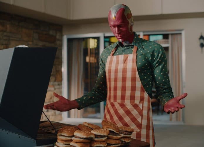 Paul Bettany como Visão em 'WansaVision'