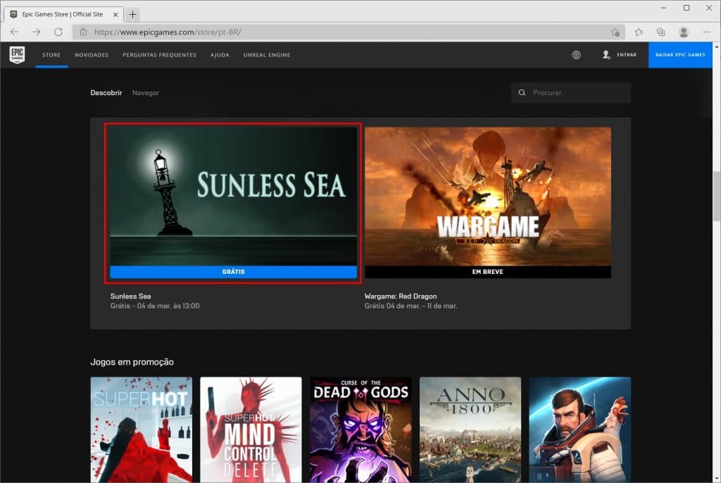 Como baixar “Sunless Sea” de graça no PC - Passo 1