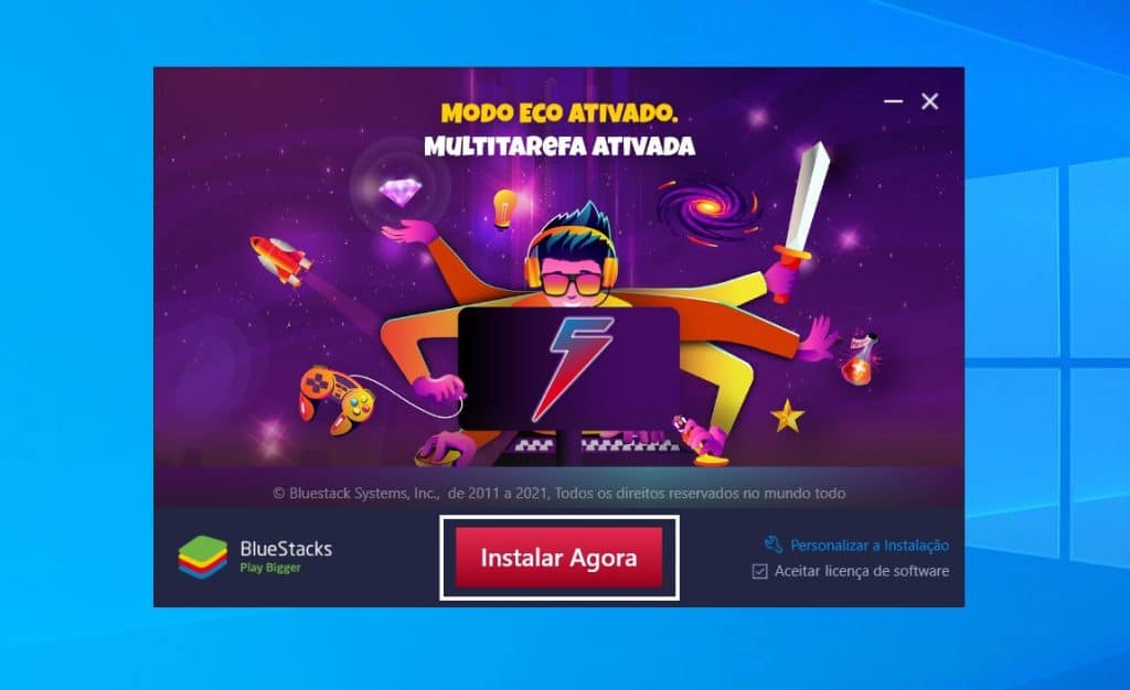 Como instalar BlueStacks 5 Beta - Passo 2