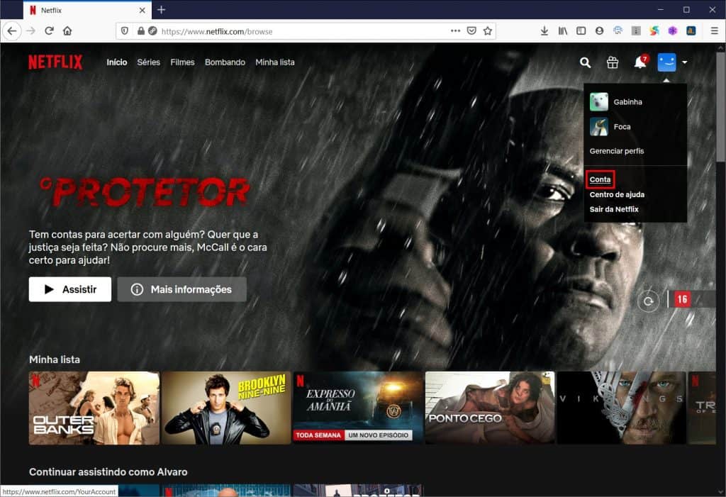 Como fazer a Netflix reproduzir os títulos sempre na melhor qualidade - Passo 2