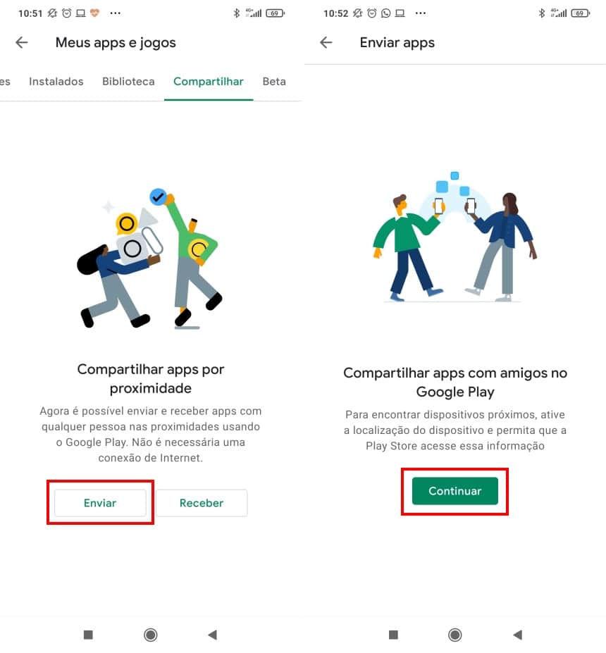 Como compartilhar apps e jogos pela Google Play - Passo 3