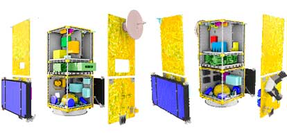 Módulos do Amazônia 1, primeiro satélite 100% brasileiro Módulos do Amazônia 1, primeiro satélite 100% brasileiro