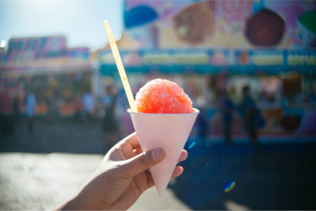 Imagem de uma raspadinha de gelo, que pode servir como nome informal do Android 12 em inglês - "Snow Cone"