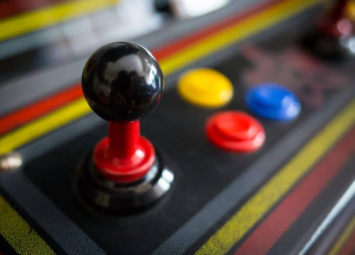 Videogame retro - joystick